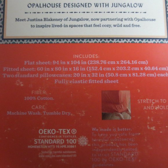 Opalhouse | Bedding | Copy Opalhouse Fringe Cotton Percale Sheet Set Designed With Jungalow